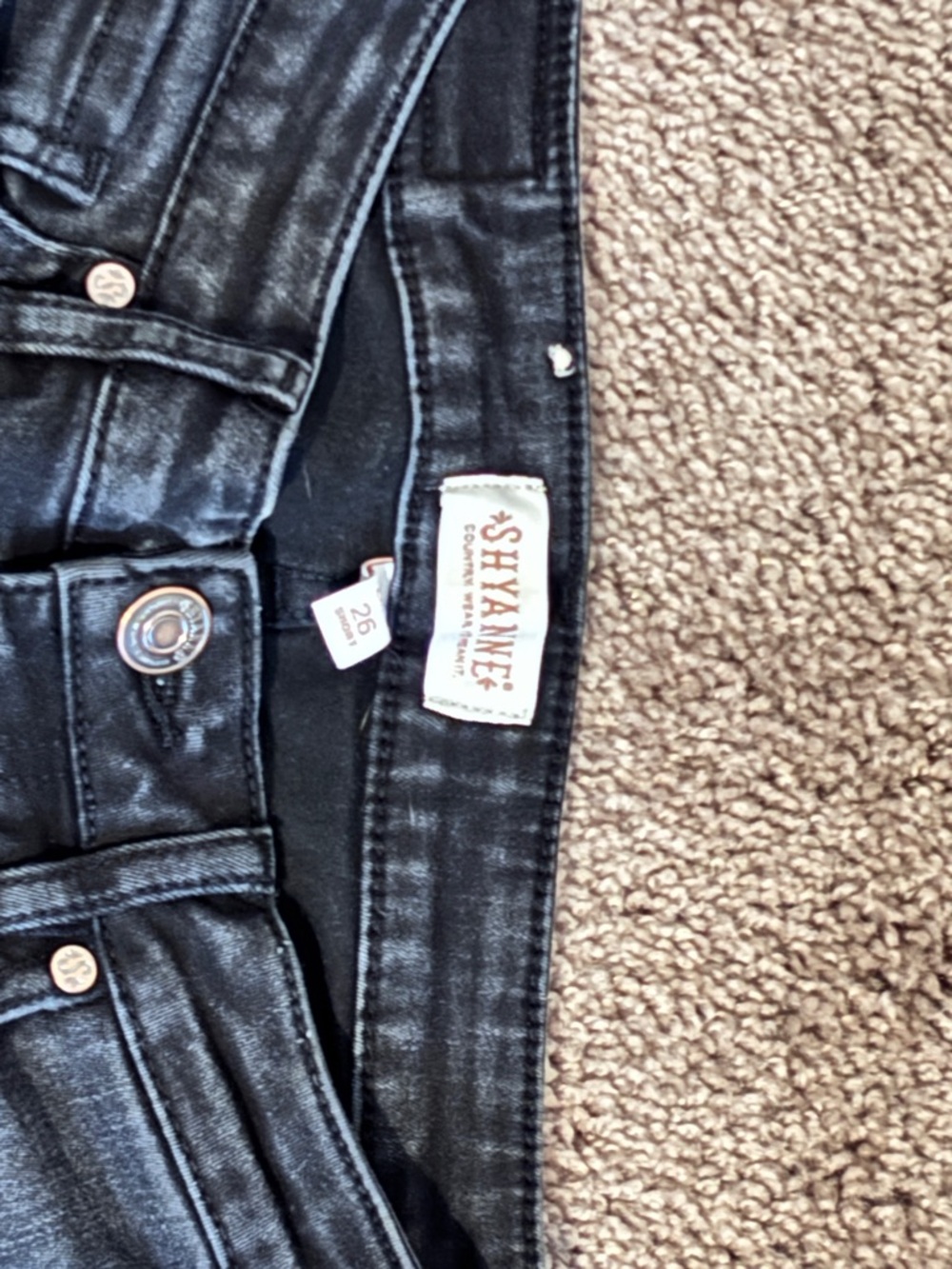 Shyanne Black High-Rise Women's Jeans - Picture 3 of 3